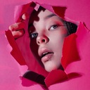 Розовое худи